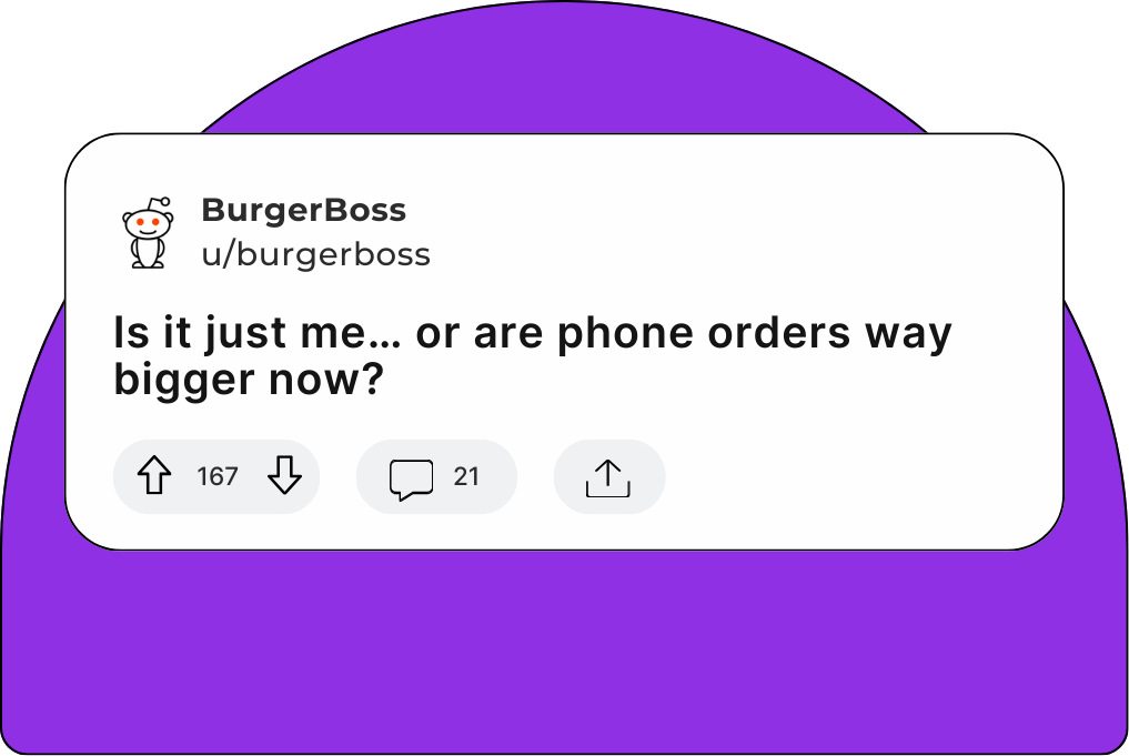 reddit user bigger phone orders